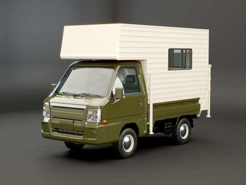 K-Camper Kei Camion Camper Modello 3D