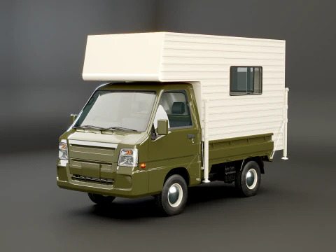 Kemping Truk K-Camper Kei Model 3D