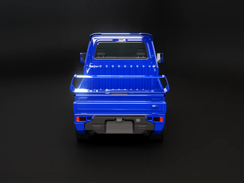 Mini gru telescopica per camion Kei Modello 3D