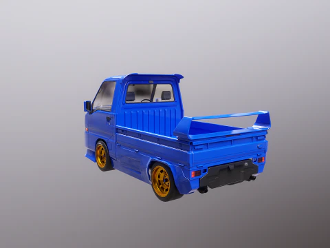 Mini gru telescopica per camion Kei Modello 3D