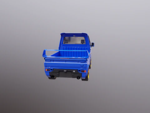 Mini gru telescopica per camion Kei Modello 3D