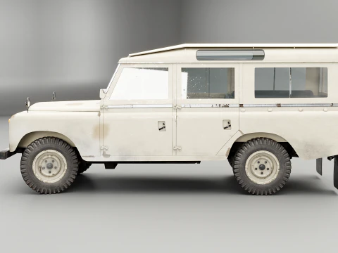 Land Rover Serie II LWB invecchiata Modello 3D