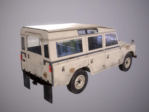 Land Rover Serie II LWB invecchiata Modello 3D