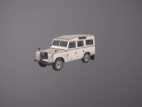 Land Rover Serie II LWB invecchiata Modello 3D