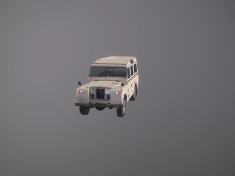 Land Rover Serie II LWB invecchiata Modello 3D