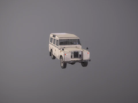 Land Rover Serie II LWB invecchiata Modello 3D