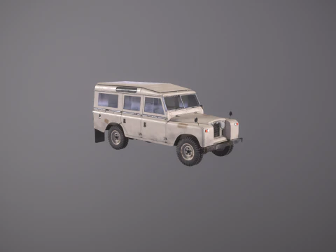 Land Rover Serie II LWB invecchiata Modello 3D