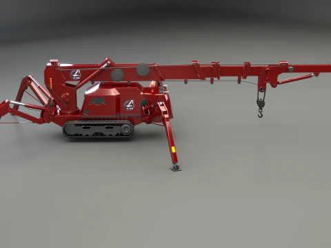 Mini Crawler - Spider Crane 3D Model