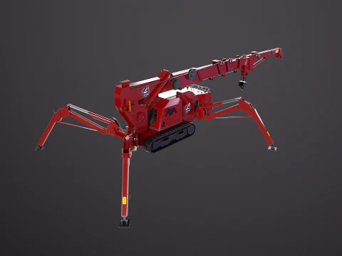 Mini Crawler - Spider Crane 3D Model