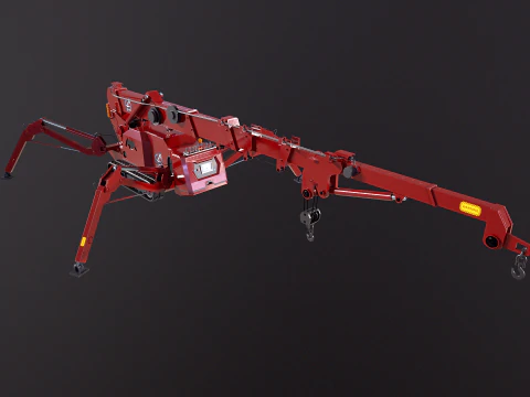 Mini Crawler - Spider Crane 3D Model