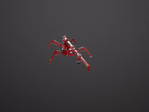 Mini Crawler - Spider Crane 3D Model