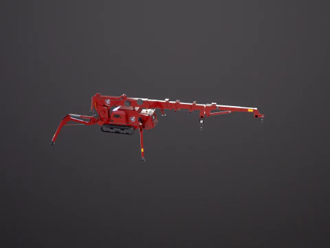 Mini Crawler - Spider Crane 3D Model