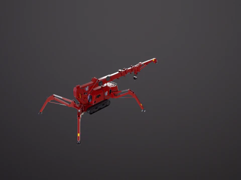 Mini Crawler - Spider Crane 3D Model