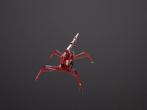 Mini Crawler - Spider Crane 3D Model