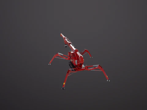 Mini Crawler - Spider Crane 3D Model