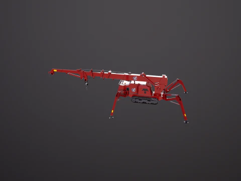 Mini Crawler - Spider Crane 3D Model