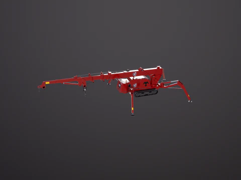 Mini Crawler - Spider Crane 3D Model