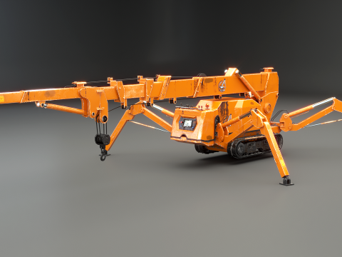 Perayap Mini - Bangau Laba-laba Model 3D