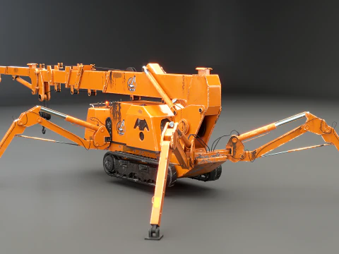 Mini Esteira - Guindaste Aranha Modelo 3D