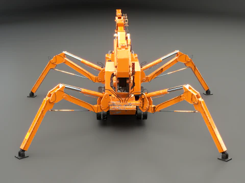 Mini Esteira - Guindaste Aranha Modelo 3D