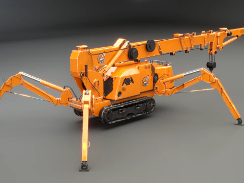 Mini Esteira - Guindaste Aranha Modelo 3D