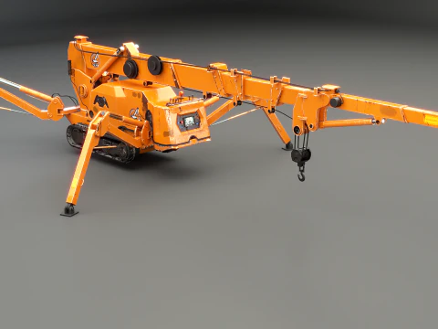 Mini Esteira - Guindaste Aranha Modelo 3D