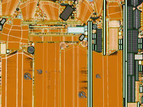 미니 크롤러 - 스파이더 크레인 3D 모델
