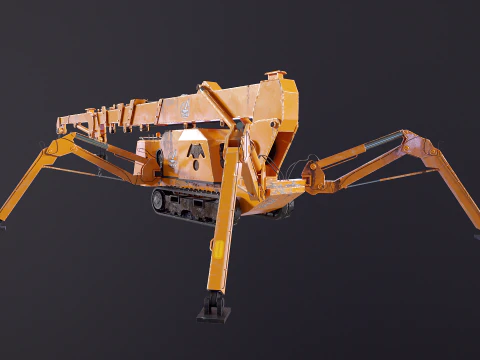 Mini Esteira - Guindaste Aranha Modelo 3D