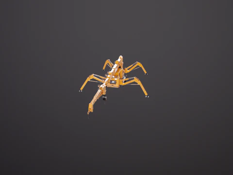 Mini Esteira - Guindaste Aranha Modelo 3D