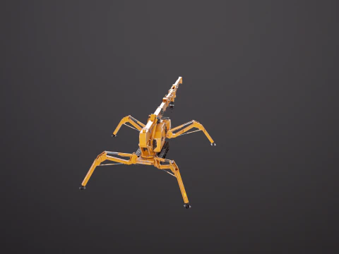 Mini Esteira - Guindaste Aranha Modelo 3D