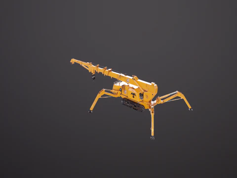 Mini Esteira - Guindaste Aranha Modelo 3D