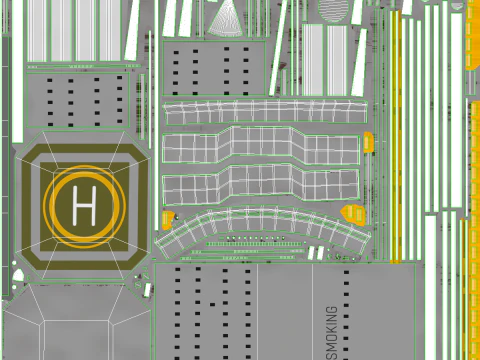現代の汎用掘削船 3Dモデル