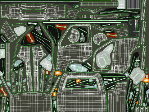 Kei-Truck fuoristrada Modello 3D