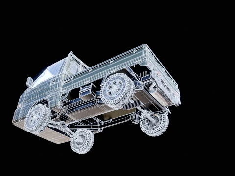 Kei-Truck fuoristrada Modello 3D