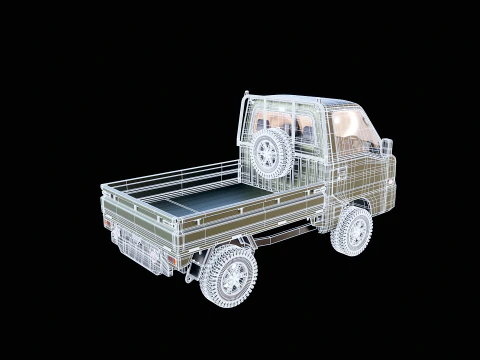 Kei-Truck fuoristrada Modello 3D