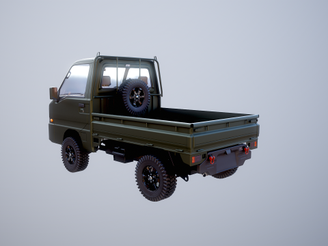 Offroad Kei-Truck 3D Model