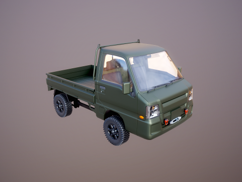 Offroad Kei-Truck 3D Model