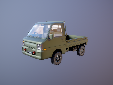 Offroad Kei-Truck 3D Model