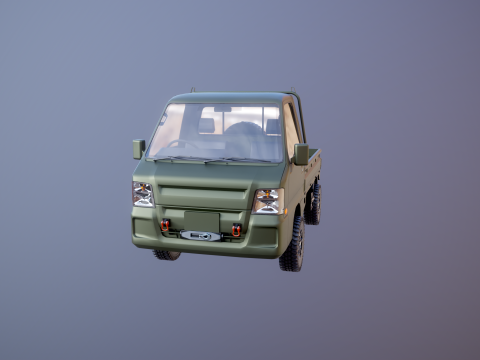 Offroad Kei-Truck 3D Model