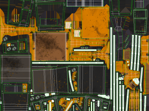 Vecchia motolivellatrice generica Modello 3D
