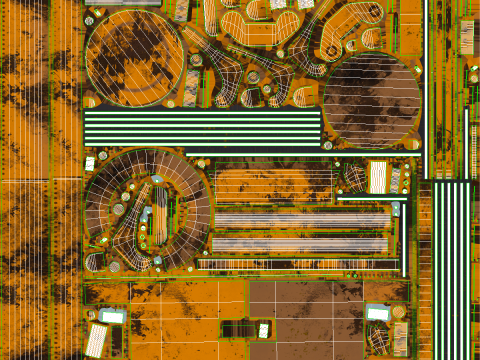 Vecchia motolivellatrice generica Modello 3D