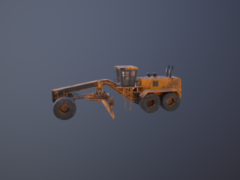 Vecchia motolivellatrice generica Modello 3D