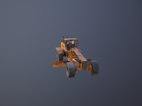 Vecchia motolivellatrice generica Modello 3D