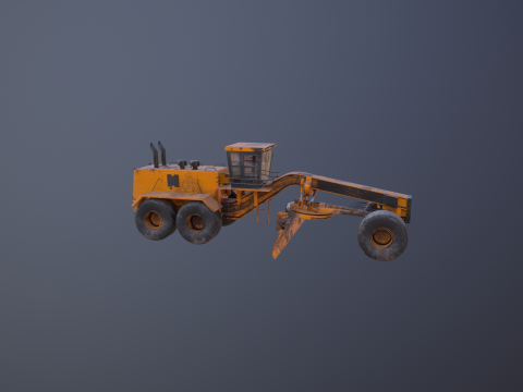 Vecchia motolivellatrice generica Modello 3D