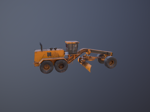 Vecchia motolivellatrice generica Modello 3D