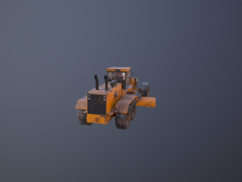 Vecchia motolivellatrice generica Modello 3D