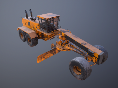 Vecchia motolivellatrice generica Modello 3D