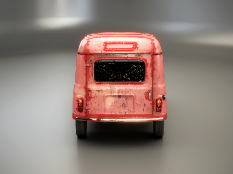 Renault 4 Van Berkarat Model 3D