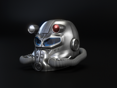 Casco per armatura atomica Modello 3D