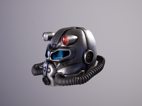 Casco per armatura atomica Modello 3D